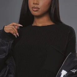 Robe Pull En Maille épaisse Noire à Ourlet élimé -Jupe Lumine Soldes Boutique 64572ddd1844b4cedee4aaa3a837d75ea114fb22 cnc0920 4