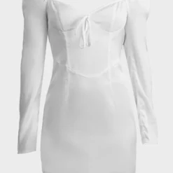 Robe Droite Satinée Blanche Détail Coutures à Nouer Derrière 9 Robe Droite Satinée Blanche Détail Coutures à Nouer Derrière -Jupe Lumine Soldes Boutique 6486ead30595fdbb39fe3483b54c4ea73f4ffc7a cnd1256 5