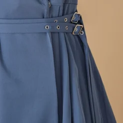 Robe Blazer Tissée Plissée Bleu Minéral à Détail Boucle 8 Robe Blazer Tissée Plissée Bleu Minéral à Détail Boucle -Jupe Lumine Soldes Boutique 6535828490916aaf0baa8b33364ab5689b275093 cnc7702 4