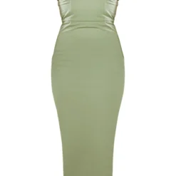 Robe Longue En Maille Sergée Kaki Clair à Décolleté Plongeant -Jupe Lumine Soldes Boutique 6602bed5a1b7361fb3f159641955f7ae0df13f5a cnd5407 5