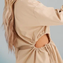 Robe Chemise Gris Pierre à Taille Froncée Et Découpée -Jupe Lumine Soldes Boutique 6746b5cd2ddd42277a5547ec096a1cdfaa8cf2a2 cnd4384 4