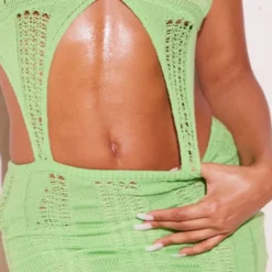 Mini Robe En Maille Tricot Crochetée Vert Citron Très Découpée 8 Mini Robe En Maille Tricot Crochetée Vert Citron Très Découpée -Jupe Lumine Soldes Boutique 6851f0d4b18cf47e7ccd70a2959f54d1e4b56b47 cnc8707 4