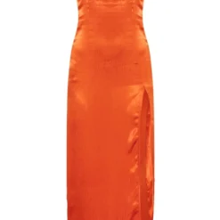 Robe Fendue Longue Texturée Rouille Satinée à Bonnets Plissés Et Bretelles 9 Robe Fendue Longue Texturée Rouille Satinée à Bonnets Plissés Et Bretelles -Jupe Lumine Soldes Boutique 68b14a778e87bb1cefdbd24a6a99a061b86fbb90 cne8546 5