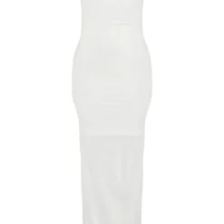 Robe Longue Moulante Crème à Col Bénitier Avec Noeud Et Dos Ouvert -Jupe Lumine Soldes Boutique 68c407b7a90784be23fff002079824547bfd9019 cnd2261 5