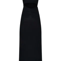 Robe Longue Moulante Noire Froncée à Col Montant Et Découpes -Jupe Lumine Soldes Boutique 6aa64aca2278d3d21279cfd3126e553383d61419 cnd2286 5