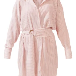 Robe Chemise De Plage Oversize Côtelée Argile à Rayures Et Taille Nouée -Jupe Lumine Soldes Boutique 6aaa10ce2011844cb675d891abfce0c45580625d cne4502 5