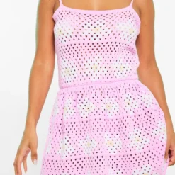 Robe Fluide En Maille Crochetée Fleurie Rose Tendre 8 Robe Fluide En Maille Crochetée Fleurie Rose Tendre -Jupe Lumine Soldes Boutique 6aaf457ed3984e4cd782e7bbf502ee8549d577df cne1073 4