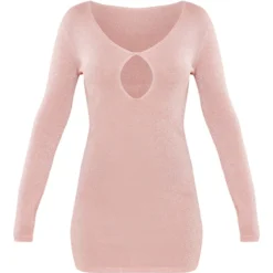 Robe Découpée Rose Tendre En Maille Tricot Pailletée Et Décolleté Plongeant -Jupe Lumine Soldes Boutique 6b22abf734a3df484de94762e8fc96c3498207a3 cnc3324 5