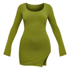 Robe Moulante En Jersey Vert Olive Fendue Détail Contours à Col Arrondi 9 Robe Moulante En Jersey Vert Olive Fendue Détail Contours à Col Arrondi -Jupe Lumine Soldes Boutique 6b669be28e5e137cfa66dce04b69ed4f108249a3 cnd1283 5