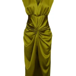Robe Mi-longue Satinée Vert Sauge à Décolleté Plongeant Et Jupe Drapée 9 Robe Mi-longue Satinée Vert Sauge à Décolleté Plongeant Et Jupe Drapée -Jupe Lumine Soldes Boutique 6d65b6aee5f007aa54ca6fae850b3fb7c13efbb7 cnd2064 5