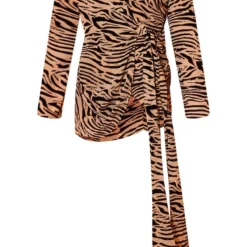 Robe Moulante Portefeuille Crème à Imprimé Zébré Dévoré à Nouer Sur La Taille -Jupe Lumine Soldes Boutique 6dab2a74b34d4f58f91f62584952991143ed8d70 cmz0926 6