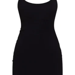 Robe Moulante Côtelée Noire à Bretelles Et Armatures -Jupe Lumine Soldes Boutique 6fac97651aa82117c62450f0172e5bb0607b5a6f cmw6501 6