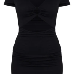 Robe Moulante Noire à Manches Courtes Et Buste élastique -Jupe Lumine Soldes Boutique 71adf60920c3b7f83aa998ff647f502736f5a54f cnd4075 5