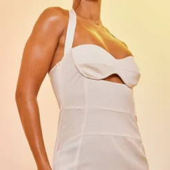 Robe Moulante Satinée Texturée Crème à Détail Bonnets -Jupe Lumine Soldes Boutique 738d0c73b63a6fd653a83ff5f35eb0a5941d06fb cnd5880 4