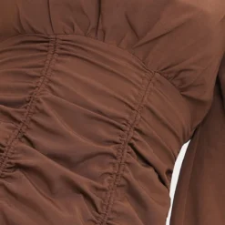 Robe Moulante Manches Longues Froncée Chocolat -Jupe Lumine Soldes Boutique 746d6650843861f14fb22e459f5a09f0f23483f6 cmo5652 4