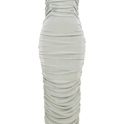 Robe Longue Moulante Froncée En Acétate Vert Sauge à Bretelles 9 Robe Longue Moulante Froncée En Acétate Vert Sauge à Bretelles -Jupe Lumine Soldes Boutique 75140c9de9c8b3ab36cafac4f2ec0592058a4cdc cnd7636 5