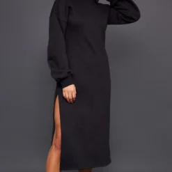 Robe Sweat Longue Noire à Col Montant Et Doublure En Polaire 7 Robe Sweat Longue Noire à Col Montant Et Doublure En Polaire -Jupe Lumine Soldes Boutique 769b7c19cbc33e1c1c4d6b653de7d5afc9fc2cf2 cnc8353 3