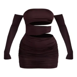 Robe Moulante Chocolat Découpée à épaules Dénudées -Jupe Lumine Soldes Boutique 77cfa544df0128b1dfee8d4f75fe84b13cebf084 cnb9259 5