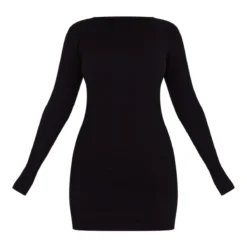 Robe Moulante Côtelée Structurée Noire Froncée à Détail Contours -Jupe Lumine Soldes Boutique 785d75c85f1e7cfaf1ccdd9be10847db1e2fdfe8 cnc6728 5