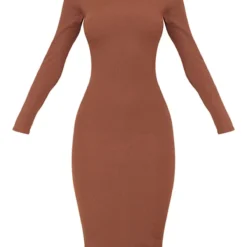 Logic Robe Mi-longue Côtelée Chocolat Basique à Manches Longues 9 Logic Robe Mi-longue Côtelée Chocolat Basique à Manches Longues -Jupe Lumine Soldes Boutique 7929417b26c067264b9ad9e0b0e788f94f3335d4 cmo8126 6