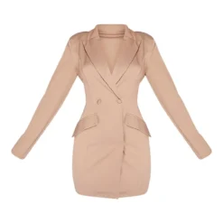 Robe Blazer Taupe Manches Longues à Taille Pincée Et Boutons -Jupe Lumine Soldes Boutique 7ad89952b2504bb1730f302b97677839d10469e6 cmn9871 5