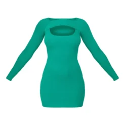 Mini Robe En Maille Tricot Côtelée Vert Vif à Découpe Sur L'avant -Jupe Lumine Soldes Boutique 7be520c659b74bf202c9eecdb96883c17408c4d2 cnb1355 5