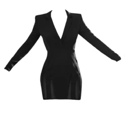 Robe Blazer Décolletée Noire à Parties Contrastantes En Mesh Et Dos Ouvert 9 Robe Blazer Décolletée Noire à Parties Contrastantes En Mesh Et Dos Ouvert -Jupe Lumine Soldes Boutique 7c38add6778ac8619e8408e706fecf7d53dc72ec cnb7422 5