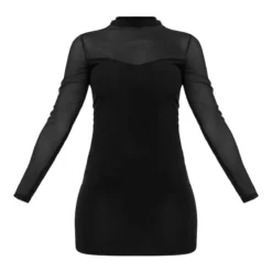 Robe Très Moulante Noire à Parties En Mesh Et Manches Longues 9 Robe Très Moulante Noire à Parties En Mesh Et Manches Longues -Jupe Lumine Soldes Boutique 7ca790f880527a08103e48f788c5d7996042e59c cnc2326 5