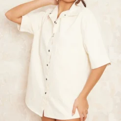 Robe Droite Oversize En Jean Blanc -Jupe Lumine Soldes Boutique 7d35c26c2cc00149d0284df38d2622db78067515 cnd5789 3