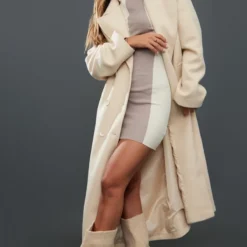 Robe En Maille Tricot Café Au Lait à Rayures Contrastantes Et Manches Longues 7 Robe En Maille Tricot Café Au Lait à Rayures Contrastantes Et Manches Longues -Jupe Lumine Soldes Boutique 7df1018849cc0eff3d79da4f91cb5370cb08f3ec cnb1385 3