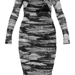 Robe Mi-longue En Mesh Noir Imprimé Zèbre Cache-coeur Découpée -Jupe Lumine Soldes Boutique 7fc7ed3b3d83699e7164c48258b7c8a418c457c6 cnc7765 5