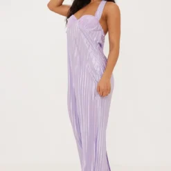Robe Longue Très Plissée Lilas à Bonnets En Dentelle -Jupe Lumine Soldes Boutique 8059249bbead5b0dba2d89acbc0fa72bfefc8a38 cnd2007 3