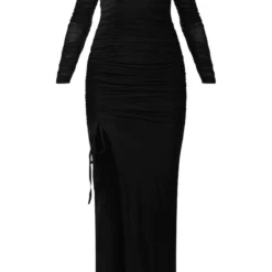 Robe Longue En Mesh Noir Froncé à Armatures 9 Robe Longue En Mesh Noir Froncé à Armatures -Jupe Lumine Soldes Boutique 8222c1d86cb3ea0183d23b5ef89eb3f22597bf65 cnb3727 5