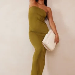 Robe Bustier Longue Vert Olive 7 Robe Bustier Longue Vert Olive -Jupe Lumine Soldes Boutique 832e846544a8f6fe39bf001bc232a3f328309d3e cmy6186 1