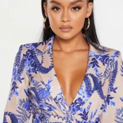 Robe Blazer Cache-coeur Nude Florale -Jupe Lumine Soldes Boutique 83afab861a7666c31c984e3273c75a70258c7de8 cmf5088 5