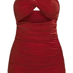 Robe Moulante Découpée En Mesh Rouge à Col Bardot Et Devant Torsadé 9 Robe Moulante Découpée En Mesh Rouge à Col Bardot Et Devant Torsadé -Jupe Lumine Soldes Boutique 8487f775e8006e0d68ffe5f8511db2404a168419 cnc7727 5