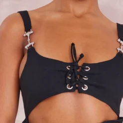 Robe Moulante Noire En Maille Stretch Tissée à Lacets Et Liserés 8 Robe Moulante Noire En Maille Stretch Tissée à Lacets Et Liserés -Jupe Lumine Soldes Boutique 85cb597e65fd53bba50ec1e5018cbdda9ff221c8 cne2699 4