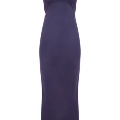 Robe Longue En Néoprène Bleu Marine à Col Montant Croisée Dans Le Dos -Jupe Lumine Soldes Boutique 85d9731df5b4c1ba2ef8cca3bcbb2197420250cb cnd9028 5