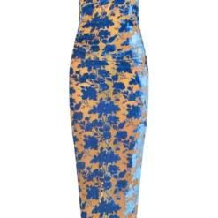 Robe Longue Fleurie Bleue Floquée à Col Bénitier Et Dos Ouvert 9 Robe Longue Fleurie Bleue Floquée à Col Bénitier Et Dos Ouvert -Jupe Lumine Soldes Boutique 860802b240191c65e44c42552c3c84c7450e88cb cnd7680 5