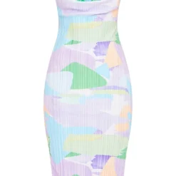 Robe Mi-longue Plissée Multicolore Imprimé Abstrait Bretelles 9 Robe Mi-longue Plissée Multicolore Imprimé Abstrait Bretelles -Jupe Lumine Soldes Boutique 86b4c7f8c8fdd8da982451fb8d107e09b265c297 cmz2309 6