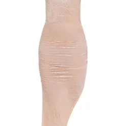 Robe Longue Dévorée Nude Clair à Col Bénitier -Jupe Lumine Soldes Boutique 88210e121f3a17503897372676334bd2d336a1ce cne1871 5