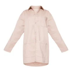 Robe Chemise Sable à Coutures Contrastantes Et Poches Cargo 8 Robe Chemise Sable à Coutures Contrastantes Et Poches Cargo -Jupe Lumine Soldes Boutique 88645d23e9a45cb1c61b4e6b9dc0781aa6ee436b cnd1263 5