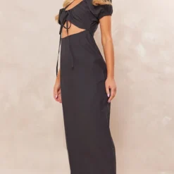 Robe Longue En Coton Noir à Découpe Devant -Jupe Lumine Soldes Boutique 8877178c106dab7d5043f8f5490cd4dc104f9717 cnd6090 3