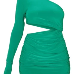 Robe Très Moulante Asymétrique Vert Vif à Taille Découpée Et Fronces -Jupe Lumine Soldes Boutique 88a25401d54aca962e6e9274b1ea2f7b48533adf cmv1755 6