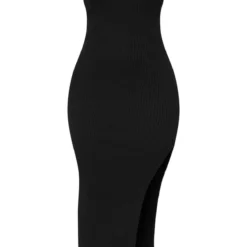Robe Longue En Maille Tricot Noire à Décolleté En V -Jupe Lumine Soldes Boutique 8920ad6a5589801dccfb86a3f81ca8fea6e1bf41 cnd6868 5