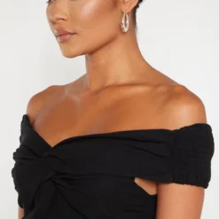 Robe Moulante Noire à Col Bardot Et Effet Plissé 9 Robe Moulante Noire à Col Bardot Et Effet Plissé -Jupe Lumine Soldes Boutique 8984fe5e1d46c9b68ba6f181b465f8b22ead7e0b cmd4021 5