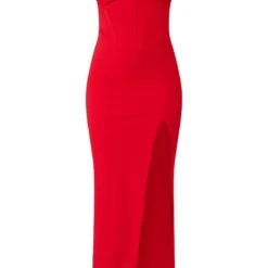 Robe Longue Rouge Asymétrique à Découpes Et Détail Bonnets -Jupe Lumine Soldes Boutique 89a73f911f57529808b6f00737beee69c7fd3823 cna3570 5