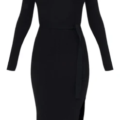 Robe Mi-longue Fendue Noire à Manches Longues Et Ceinture 9 Robe Mi-longue Fendue Noire à Manches Longues Et Ceinture -Jupe Lumine Soldes Boutique 89bb5a6019178ea84261ea6d3ed571767707b0d6 cmp8729 6