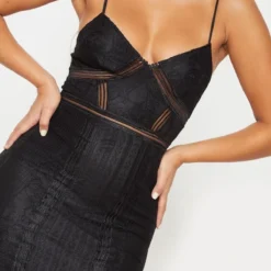 Pure Robe Mi-longue Noire à Rayures En Mesh Et Dentelle 9 Pure Robe Mi-longue Noire à Rayures En Mesh Et Dentelle -Jupe Lumine Soldes Boutique 8a91e377abbf83dea9538c0c7be4127fddb05d62 cly8140 5