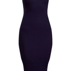 Robe Mi-longue Côtelée Bleu Marine -Jupe Lumine Soldes Boutique 8bd0bcbf9cc1a3670eef2cbada089290b449f9d8 CLW2156 3